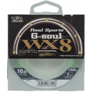 Шнур YGK G-soul WX8 - 150m #1/16lb