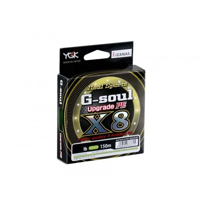 Шнур YGK G-Soul X8 Upgrade 150м #0.6 14lb