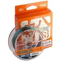 Шнур YGK Veragass Fune X8 - 100m connect # 0.6 / 5.2kg 10m x 5 colors