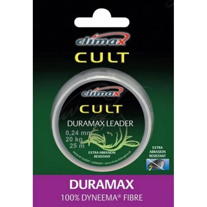 Шоклидер Climax CULT Duramax Leader 0.18 мм 25м (червоно-коричневий)