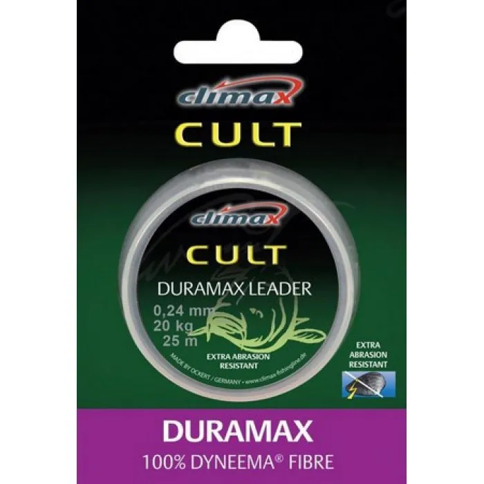 Шоклидер Climax Cult Duramax Leader 25m 0.14mm красно-коричневый