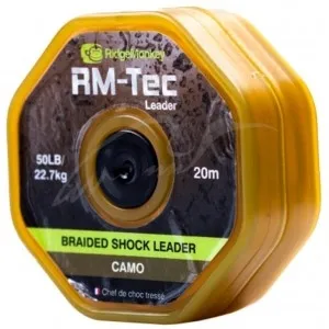 Шоклидер RidgeMonkey RM-Tec Braided Shock Leader Camo 50lb 20м