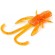 Силикон FishUP Baffi Fly 1.5" #049 - Orange Pumpkin/Black (10шт/уп)