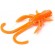 Силикон FishUP Baffi Fly 1.5" cheese taste #107 - Orange (10шт/уп)