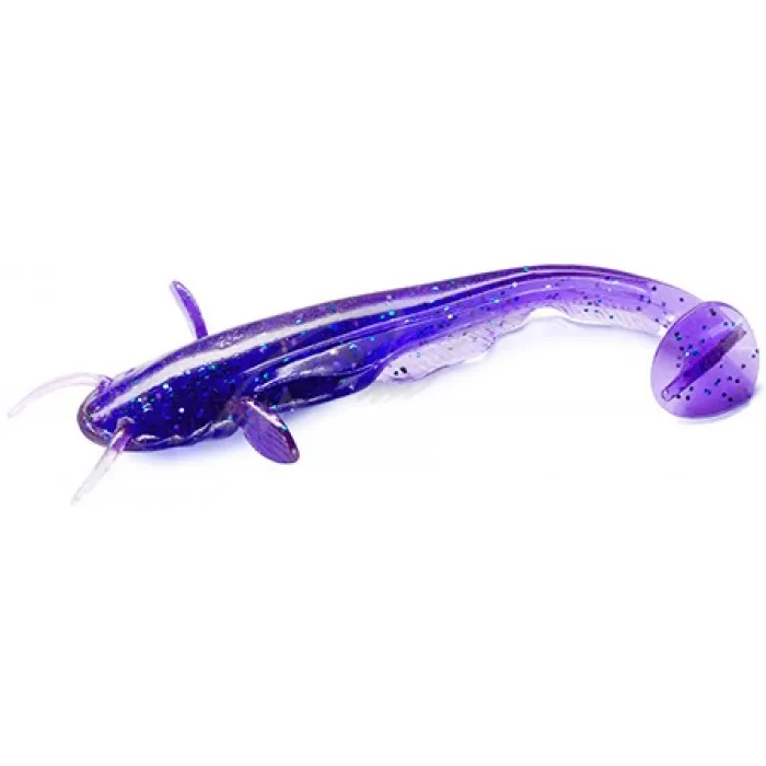 Силикон FishUP Catfish 2" #060 - Dark Violet/Peacock & Silver (10шт/уп)