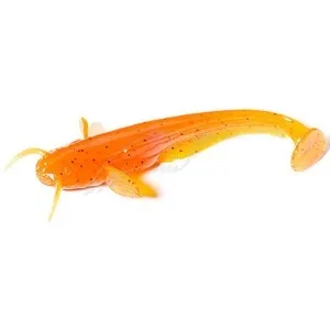 Силікон FishUP Catfish 3" #049 - Pumpkin Orange/Black (8шт/уп)