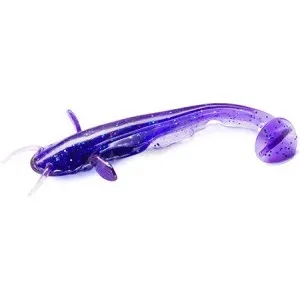 Силікон FishUP Catfish 3" #060 - Dark Violet/Павлина & Silver (8шт/уп)