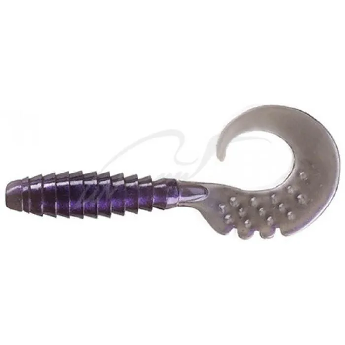 Силікон FishUP Fancy Grub 2.5 "# 058 Purple Smoke Pearl / Silver (10шт / уп)