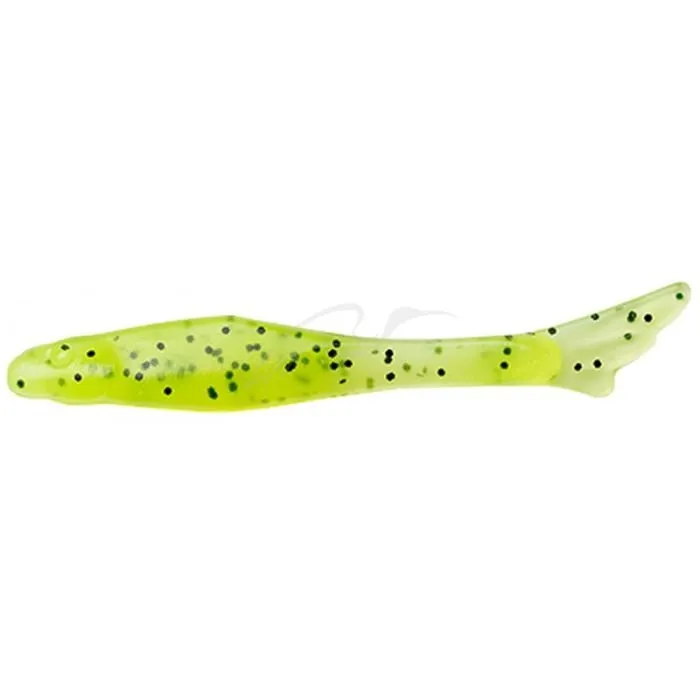 Силикон FishUP Tiny 1.5" #055 - Chartreuse/Black (12шт/уп)