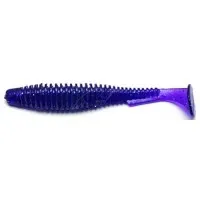 Силикон FishUP U-Shad 2" #060 - Dark Violet/Peacock & Silver (10шт/уп)