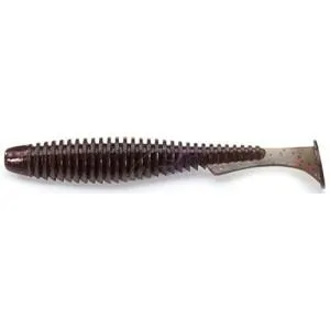 Силікон FishUP U-Shad 2.5" #050 - Green Pumpkin Brown/Red & Purple (9шт/уп)