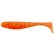 Силікон FishUP Wizzle Shad 2" #049 - Pumpkin Orange/Black (10шт/уп)