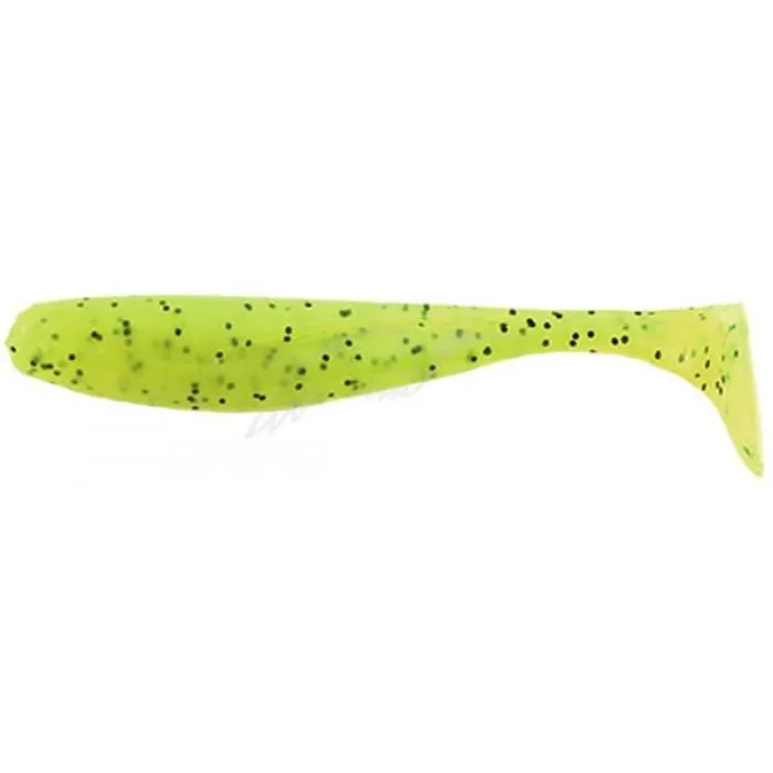 Силікон FishUP Wizzle Shad 2" #055 - Chartreuse/Black (10шт/уп)