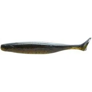 Силикон Jackall Dagger Minnow 3.5” Maruhata Black/Pumpkin 7 шт