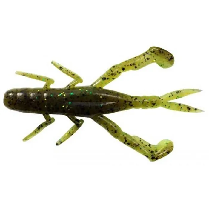 Силикон Jackall Dragon Bug 3" Green Pumpkin/Chart 7шт