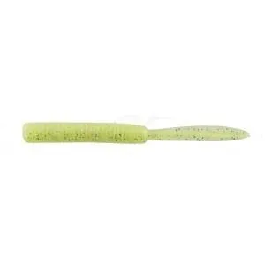 Силікон Jackall Peke Peke 2" SQ Glow Chartreuse Silver Flake 10 шт