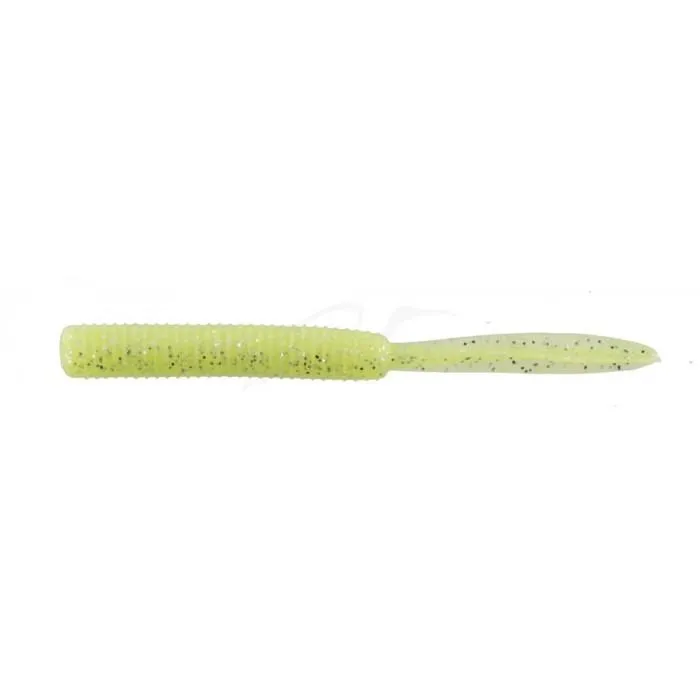 Силікон Jackall Peke Peke 2" SQ Glow Chartreuse Silver Flake 10 шт