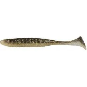 Силикон Jackall Rhythm Wave 3.8" Gold & Black Shad (7шт/уп)