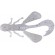 Силікон Jackall Vector Bug 2.5" Pearl White 8шт