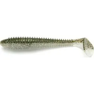 Силикон Keitech Swing Impact FAT 3.8" 6 шт ц:416 silver flash minnow