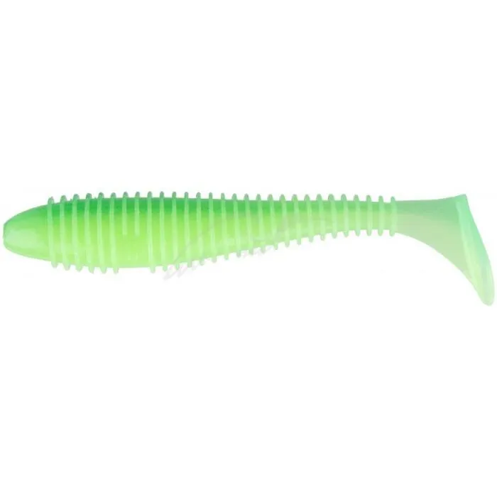 Силикон Keitech Swing Impact FAT 3.8" 6 шт ц:ea#11 limechartreuseglow