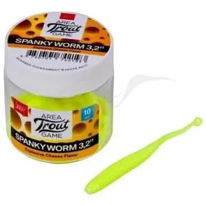 Силикон Lucky John Spanky Worm Area Trout Series 3.2" S88 (10шт/уп)