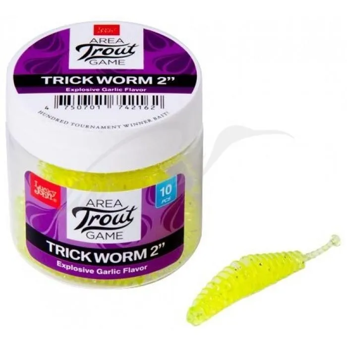 Силикон Lucky John Trick Worm Area Trout Series 2" #071 (10шт/уп)