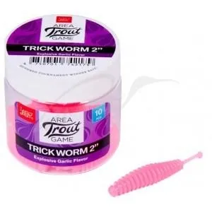 Силикон Lucky John Trick Worm Area Trout Series 2" F05 (10шт/уп)