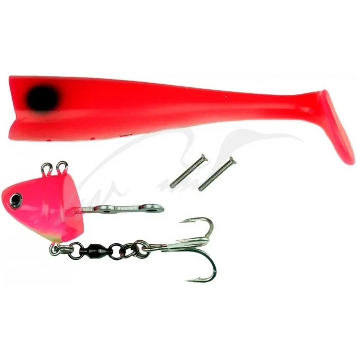 Силікон Prohunter Regular Paddle Mullet Shad 150mm 250g 1-Pink Pussy Uv
