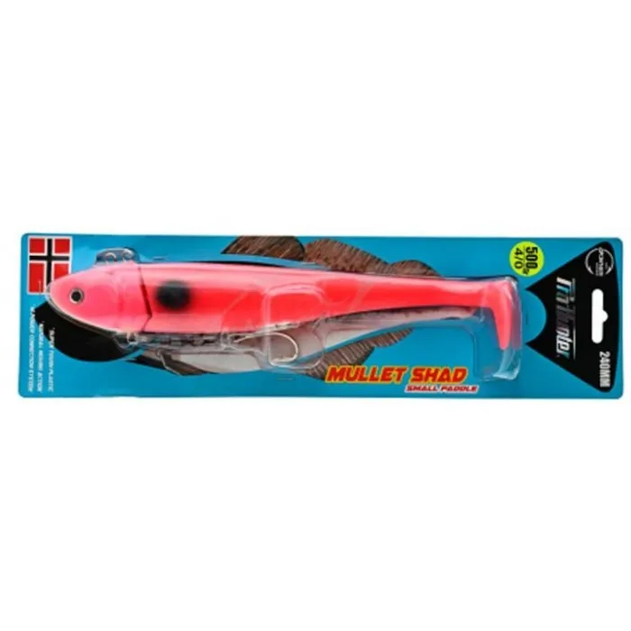 Силикон Prohunter Small Paddle Mullet Shad 240mm 350g 1-Pink Pussy + Uv