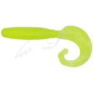 Силикон Reins FAT G-TAIL GRUB 4" 129 Glow Chart Silver (10 шт/уп.)