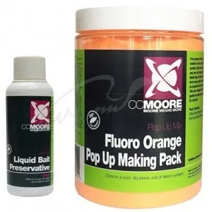 Смесь для бойлов CC Moore Fluoro Orange Pop Up Making Pack 200г + 50мл