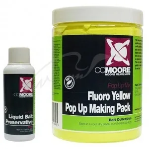 Суміш для бойлов CC Moore Fluoro Yellow Pop Up Making Pack 200г 50мл