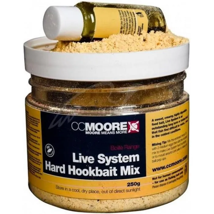 Суміш для бойлов CC Moore Live System Hard Hookbait Pack 250г 25мл