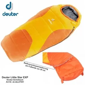 Спальний мішок Deuter Little Star EXP дитячий 8910 1 sun-mandarine LF 58х115 30