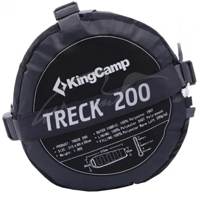 Спальний мішок KingCamp Treck 200 L Grey