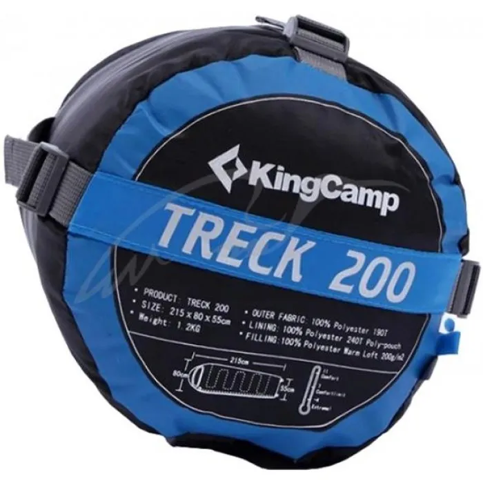 Спальний мішок KingCamp Treck 200 R Blue