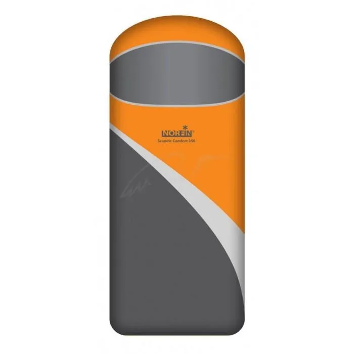 Спальный мешок Norfin Scandic Comfort 350 NS 0°- (-10°) / 220х80см / NS R ц:оранжево-серый