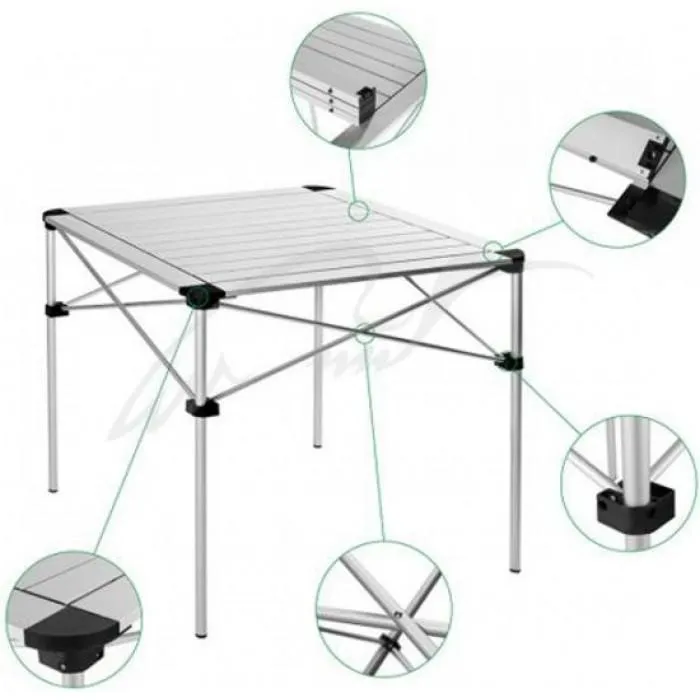 Стол KingCamp Alu Folding Table (KC3961) Silver