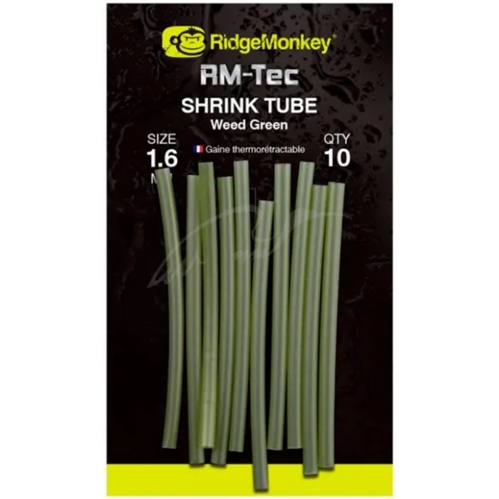 Термоусадочна трубка RidgeMonkey RM-Tec Tube Shrink Weed Green 1.6 мм (10шт)