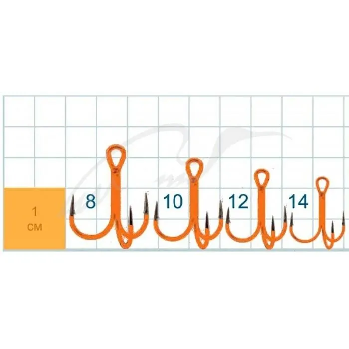 Трійник Gurza Round Treble ST-36 UV Orang №10 BC