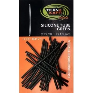 Трубка силиконовая Технокарп Silicon Tube Green 1.5мм (20шт/уп)