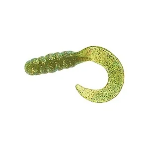 Твистер Berkley Micro Sparkle Grub 2.5см Lime Scales