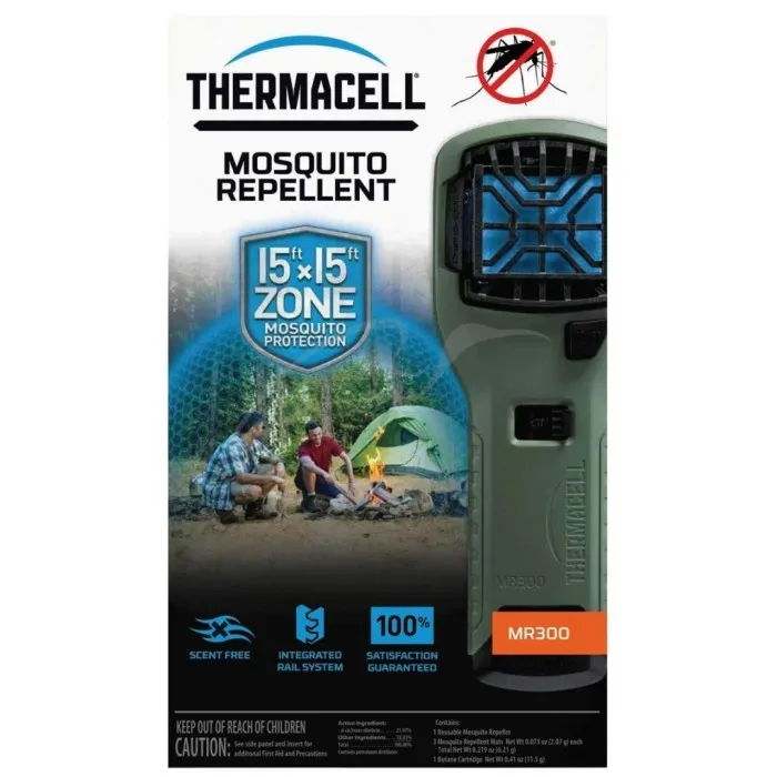 Пристрій від комарів Thermacell MR-300 Portable Mosquito Repeller Olive