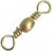 Вертлюжок Lucky John Barrel Swivel Brass №3 36кг (10шт/уп)