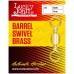 Вертлюжок Lucky John Barrel Swivel Brass №3 36кг (10шт/уп)