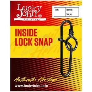 Вертлюжок с застежкой Lucky John Interlock №14 12кг (10шт/уп)