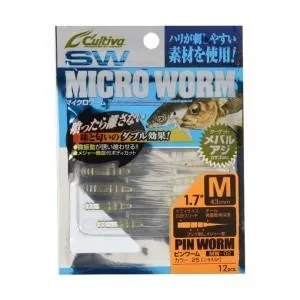 Виброхвост Owner SW Micro Worm Pin Worm MW-02 M 1.7" #25