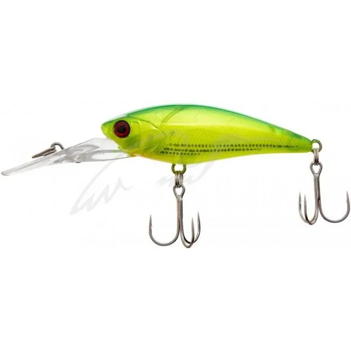 Воблер Jackall D-Bill Shad 55MR 5.8g Shigure Lime Chartreuse Floating