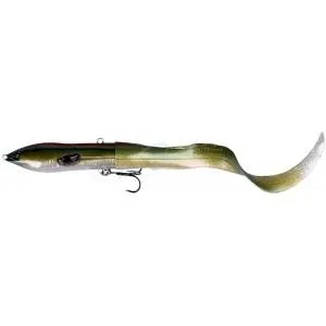 Воблер Savage Gear 3D Hard Eel Tail Bait 170SS 170mm 40.0g #10 Green Silver